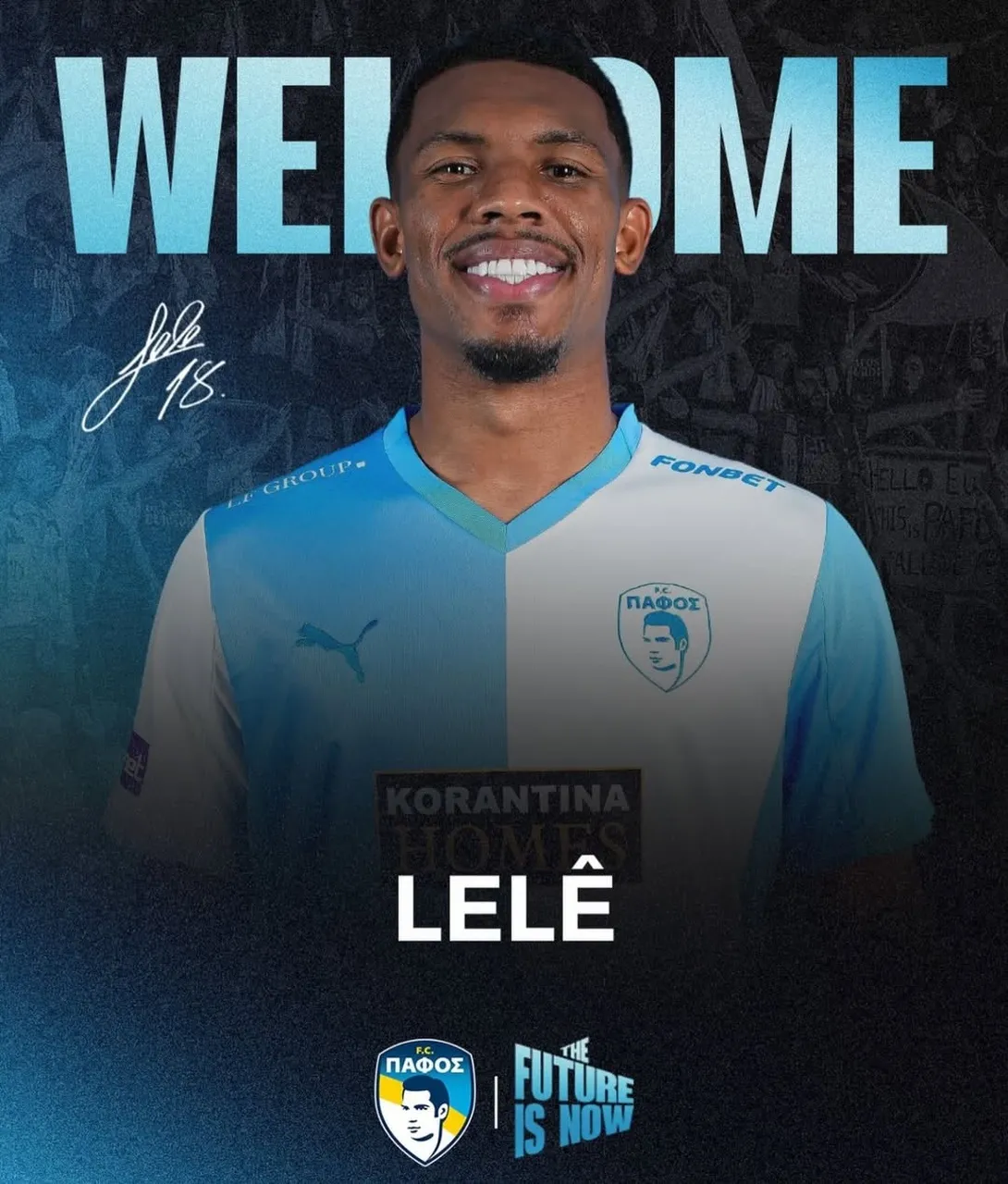 Lelê foi anunciado pelo Pafos, do Chipre