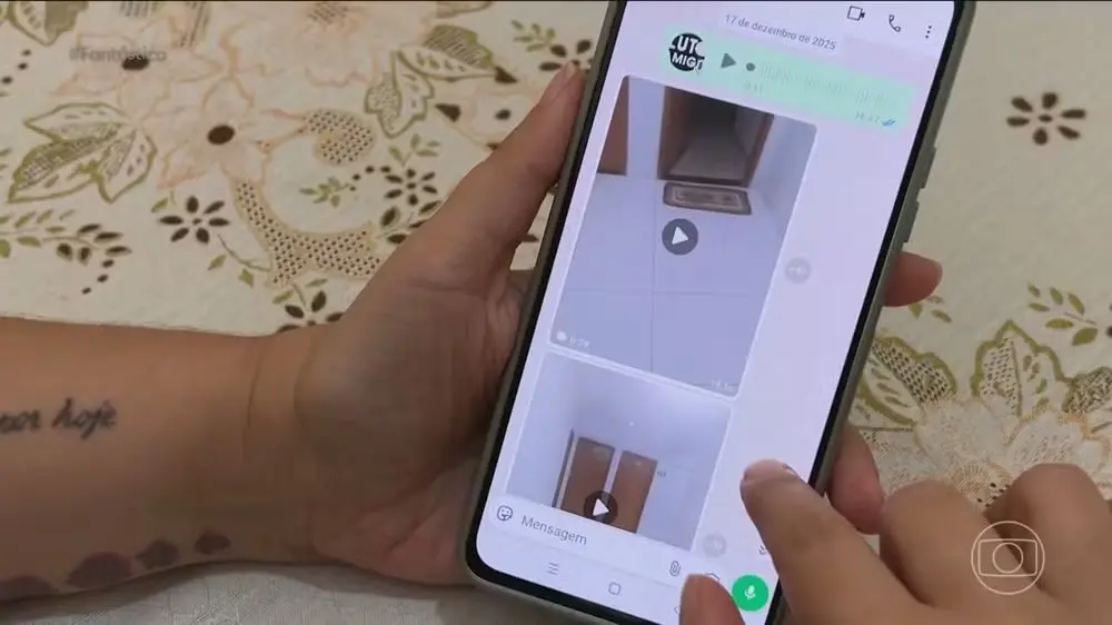 Vídeo mostra apartamento com luzes apagadas no dia do crime.