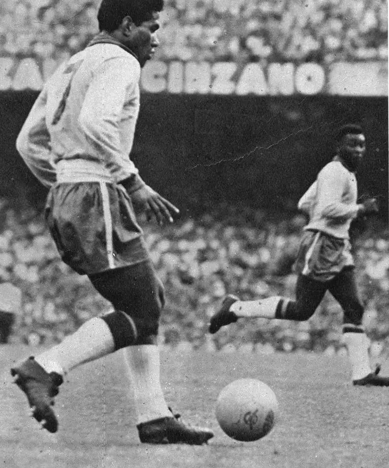 Foto de Garricha e Pelé Seleção Brasileira