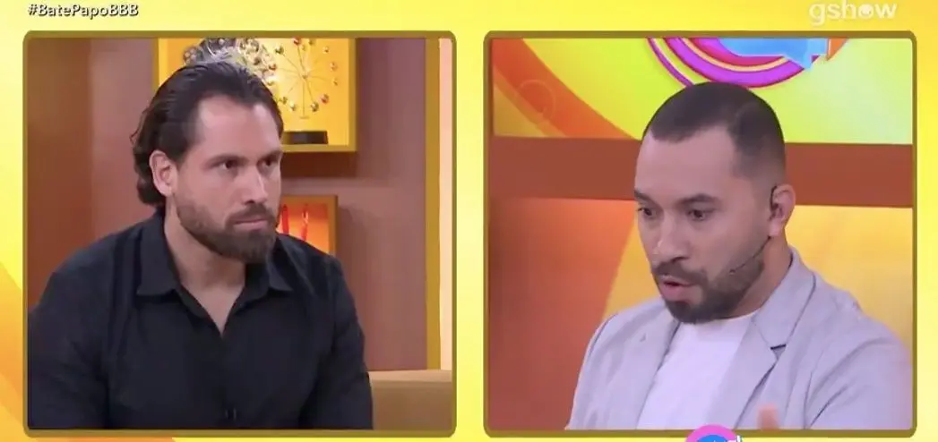 Brígido participou do Bate-Papo BBB, apresentado por Gil do Vigor e Ceci Ribeiro. 