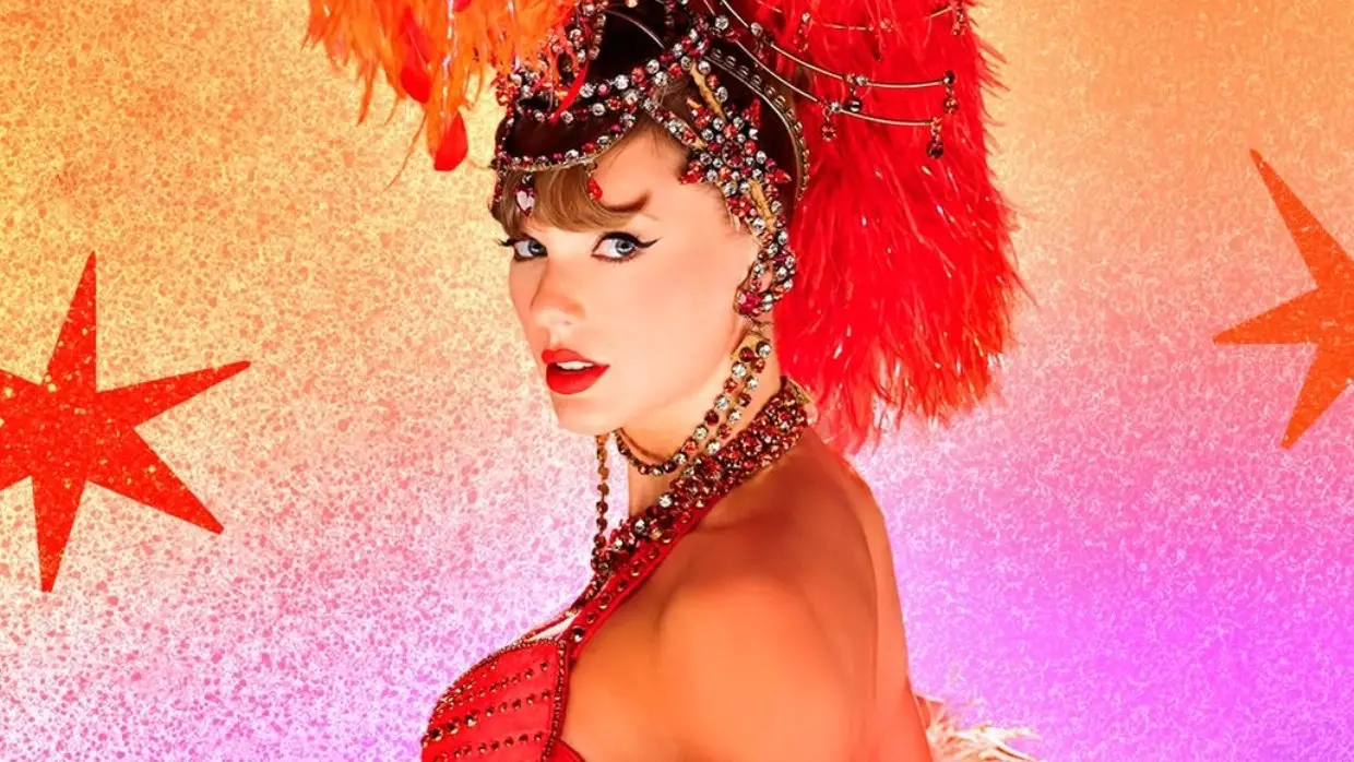 Imagem da cantora Taylor Swift para uma matéria sobre bloco de carnaval em Fortaleza.