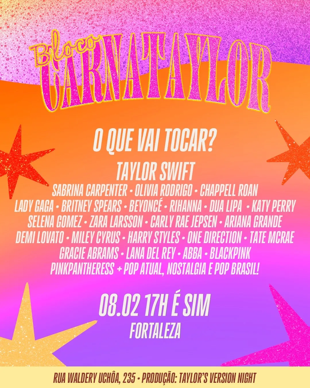 Evento integra as festas de pré-carnaval que estão sendo realizadas em Fortaleza.