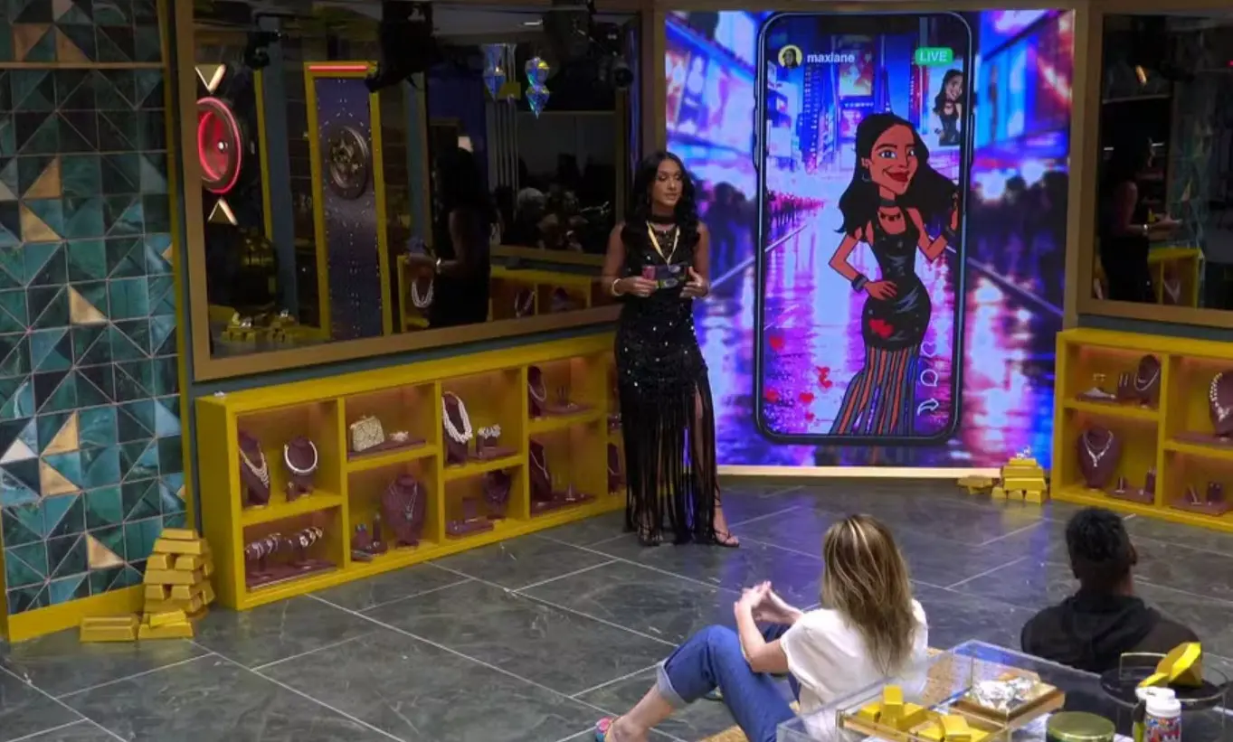 foto de Ana Paula e Maxiane na sala do BBB 26.