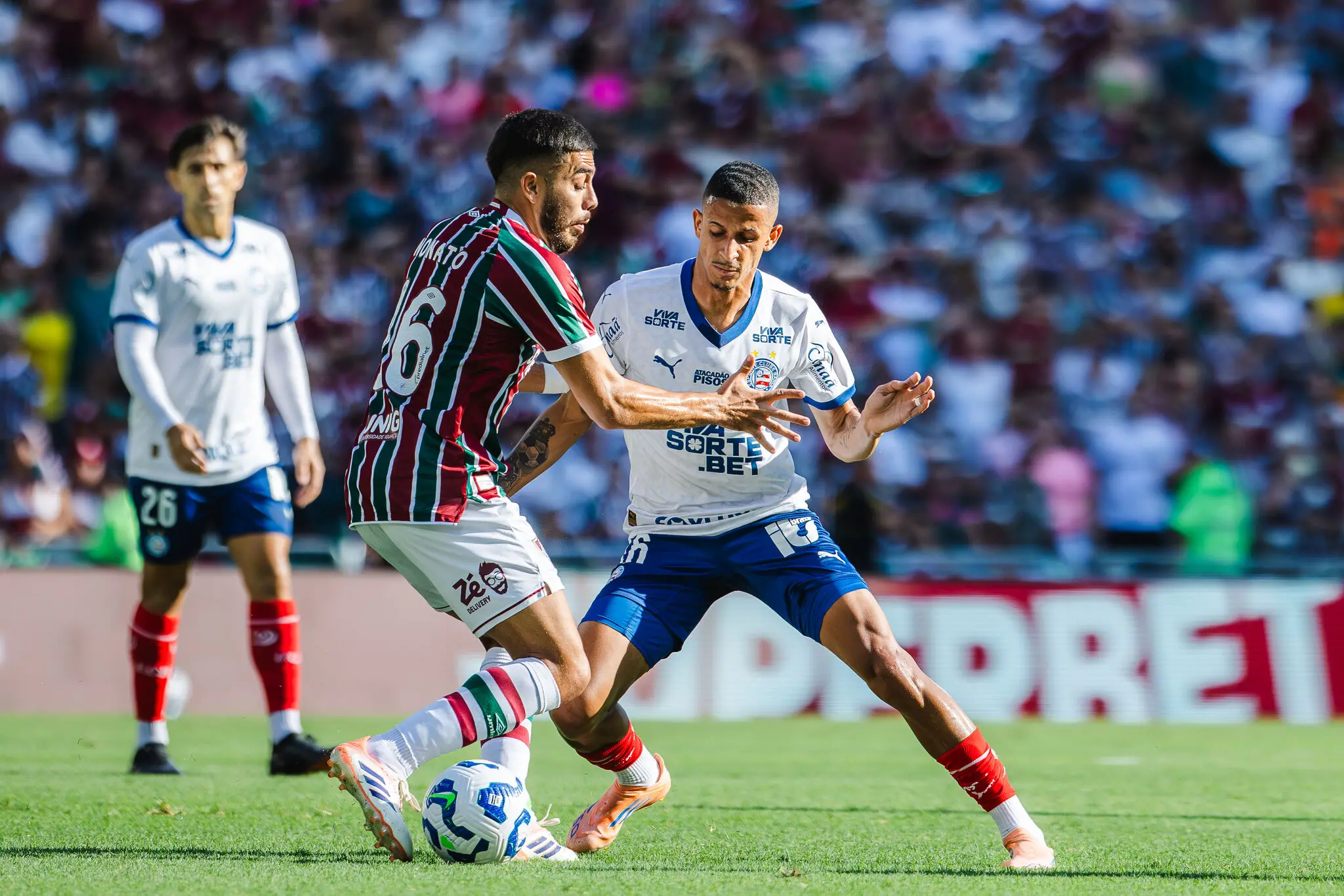 Bahia e Fluminense se enfrentam nesta quinta-feira (5) na Série A do Brasileirão, em partida válida pela segunda rodada do Campeonato Brasileiro