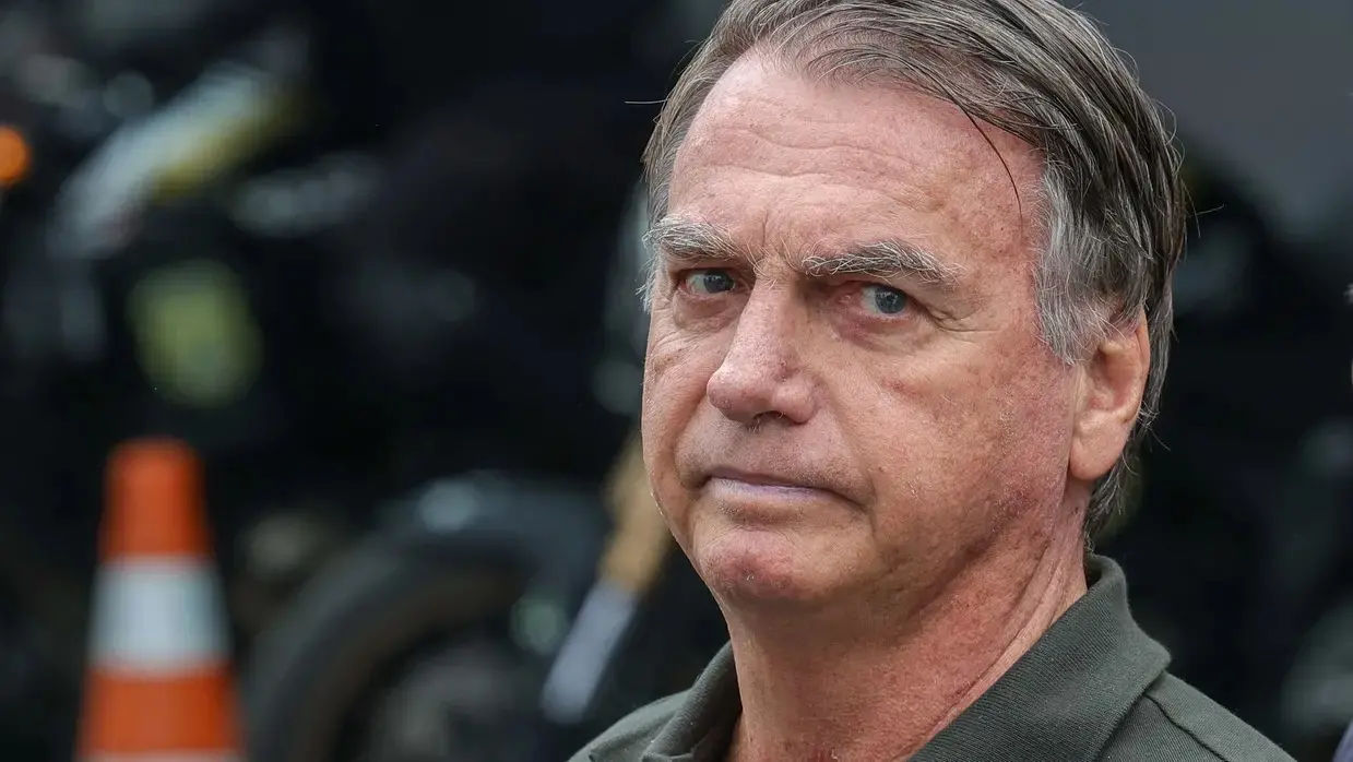 foto do ex-presidente Jair Bolsonaro.