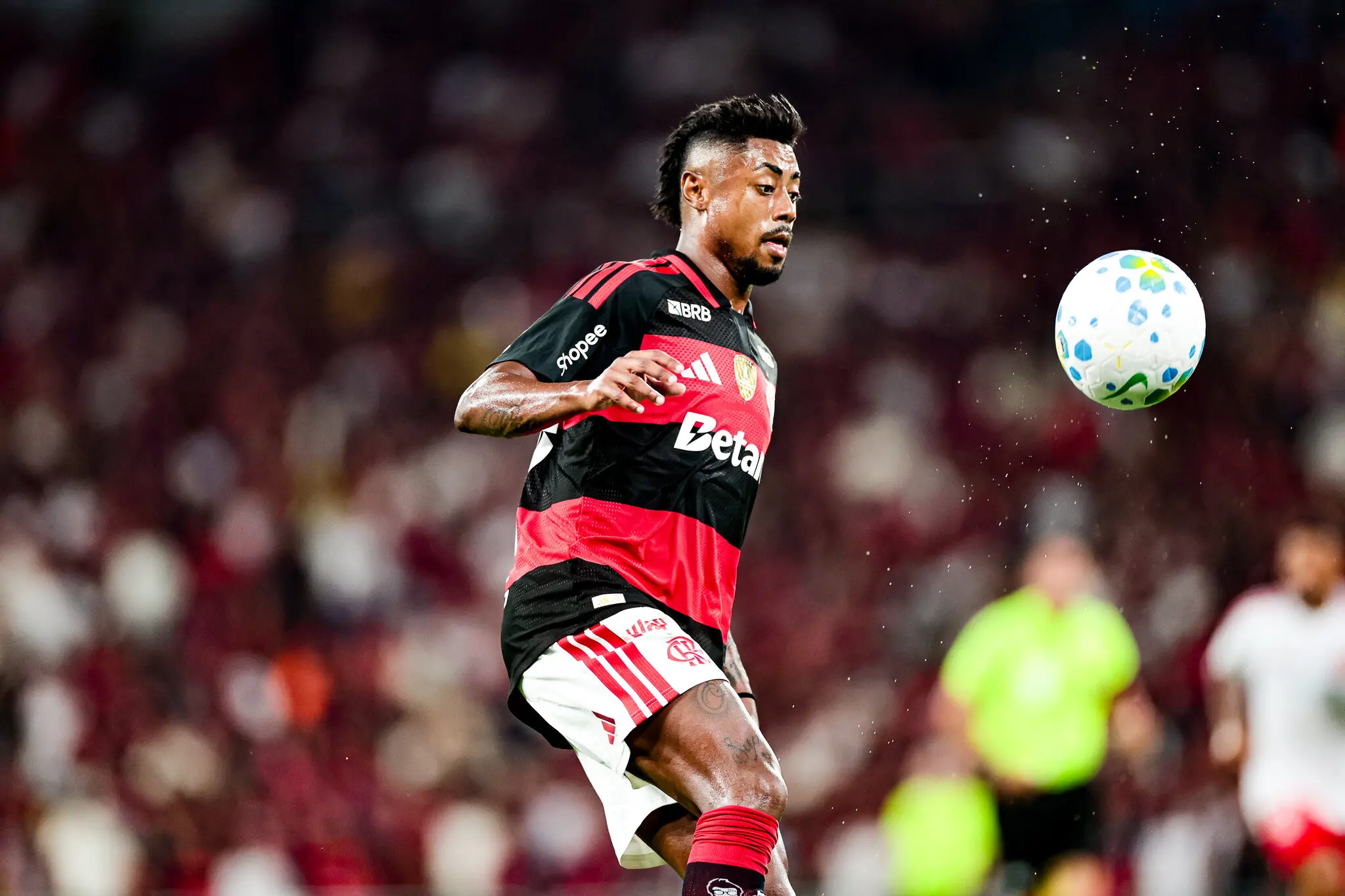 Foto de Bruno Henrique, jogador do Flamengo