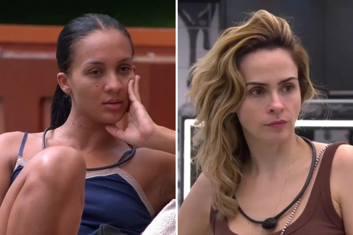 Imagem das participantes Maxiane e Ana Paula, do BBB 26.