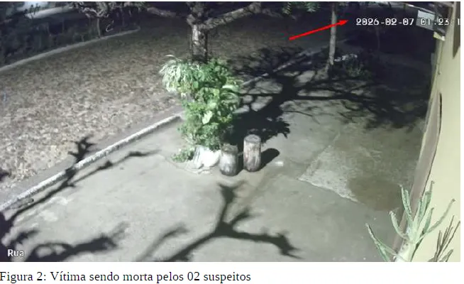 Sara, madrasta do adolescente, passou a ser agredida com pauladas e socos na barriga até morrer.