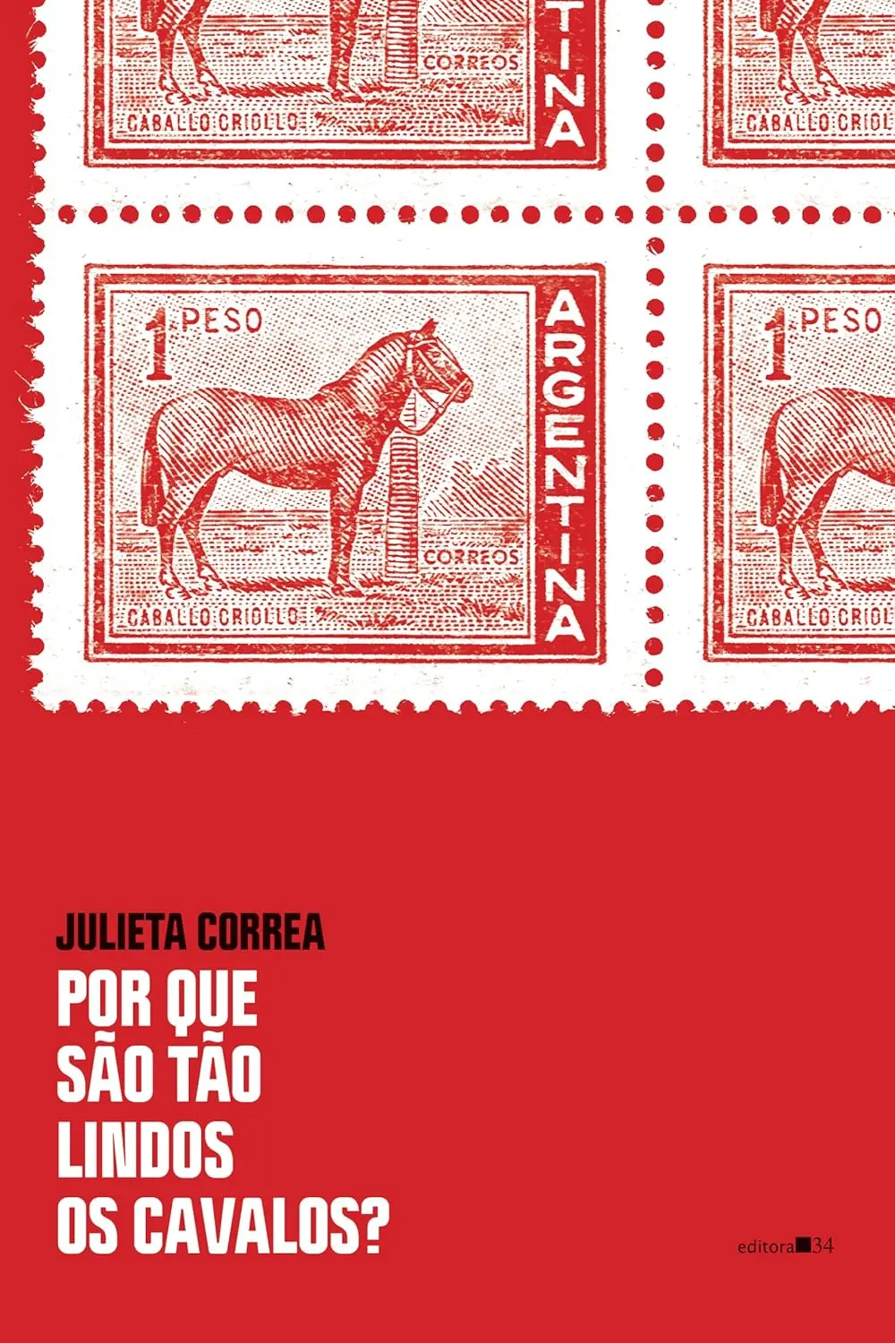 Imagem de capa do livro Por que são tão lindos os cavalos?, de Julieta Correa.