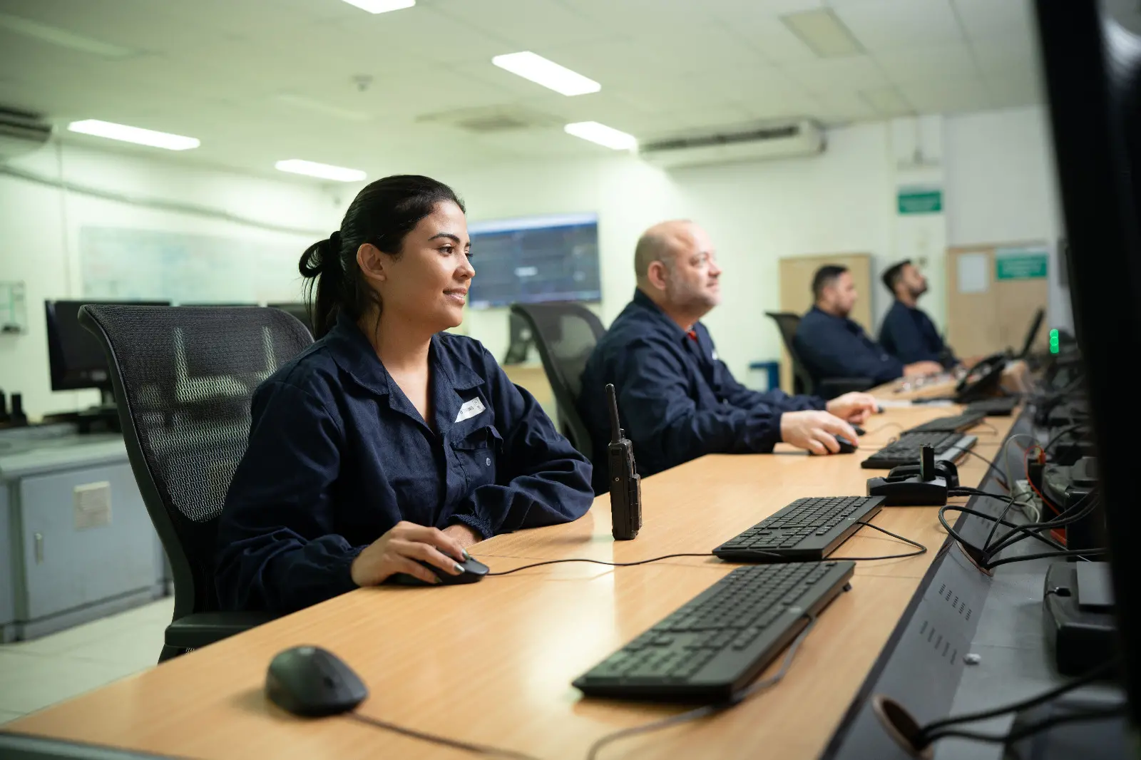 Jovens aprendizes da ArcelorMittal.