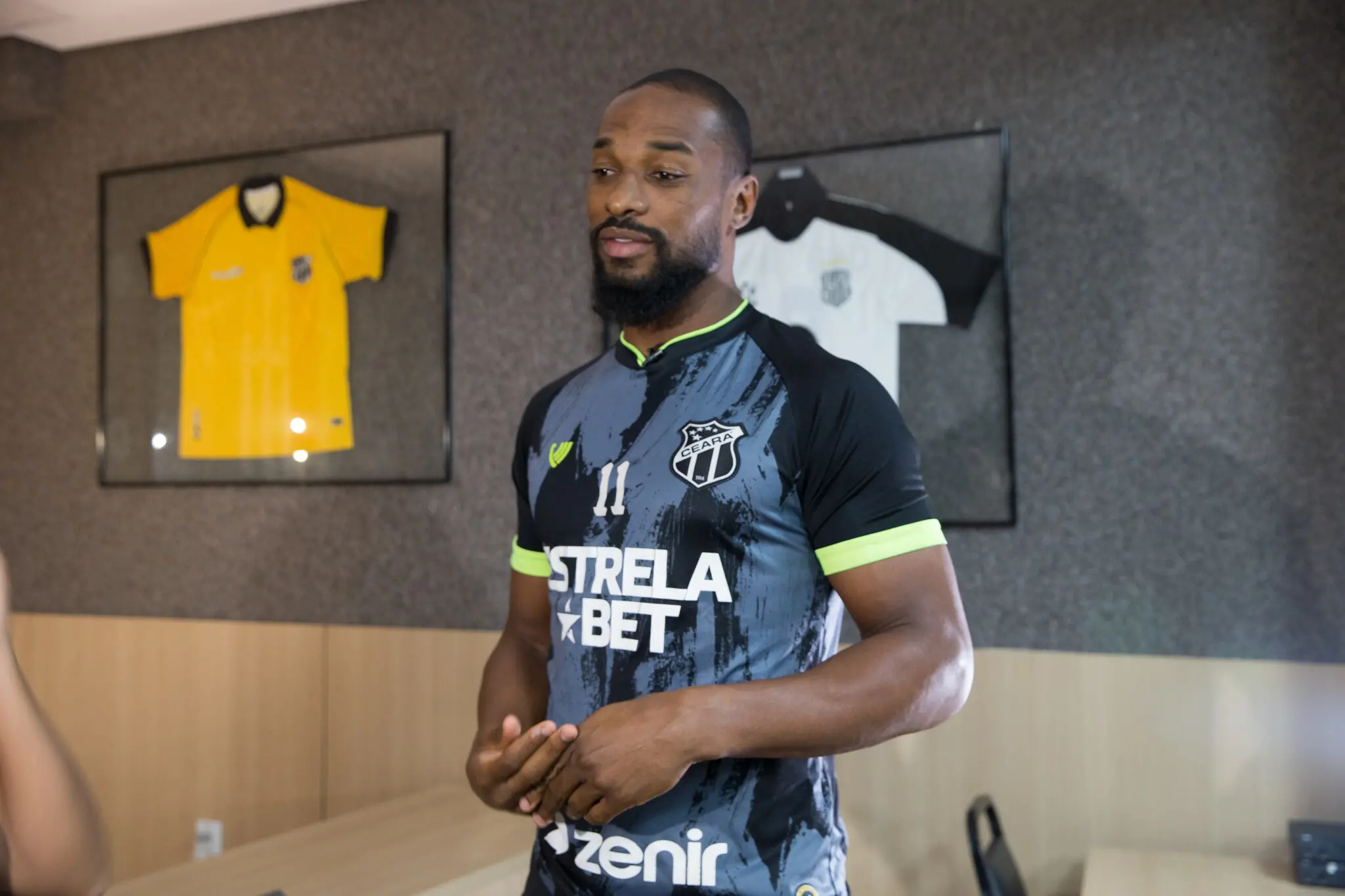 Foto de Luiz Otávio, zagueiro do Ceará