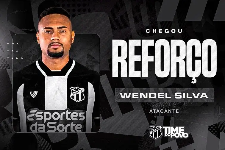 Foto de Wendel Silva é regularizado e pode estrear pelo Ceará