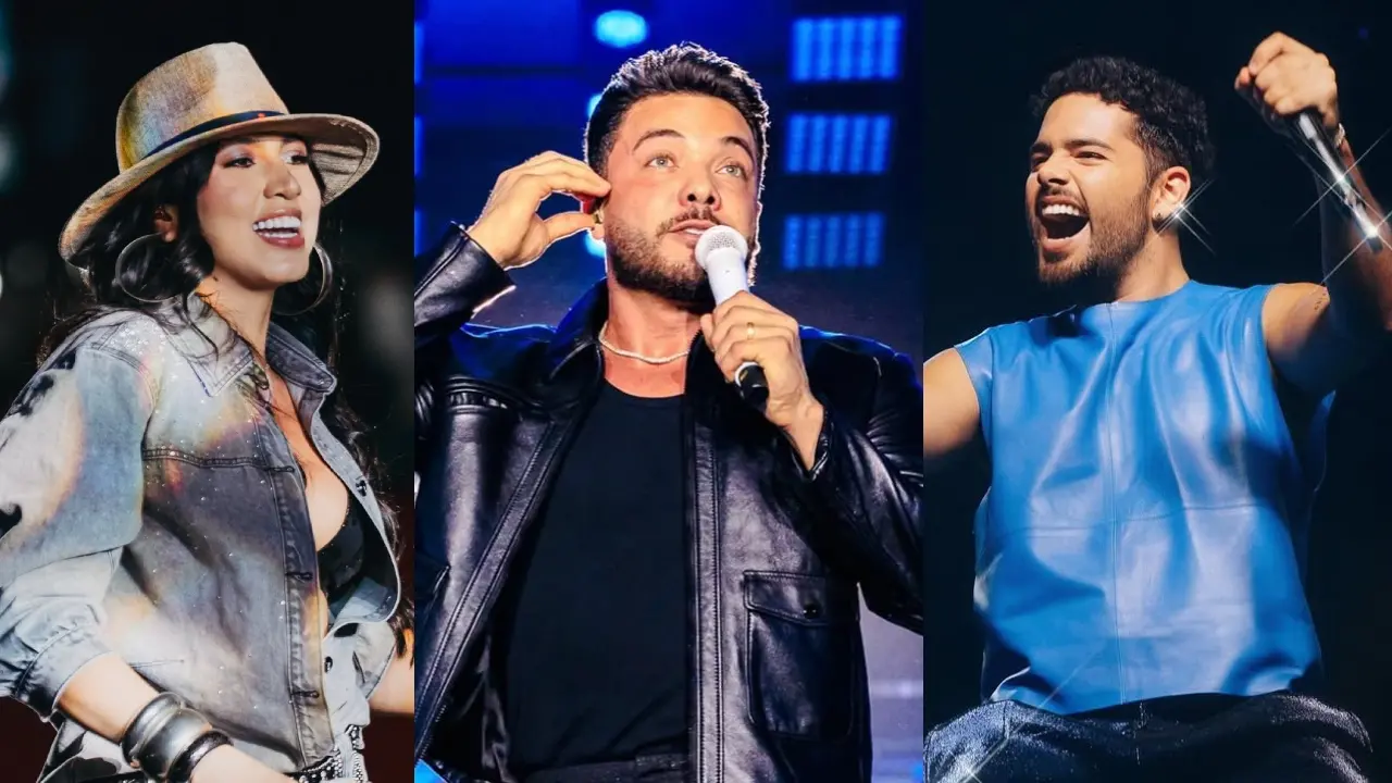 Fernandinha, Wesley Safadão e Pedro Sampaio estarão no domingo de Carnaval no Ceará.