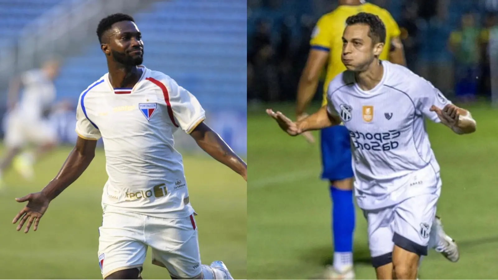 Montagem com fotos de Vitinho e Juan Alano