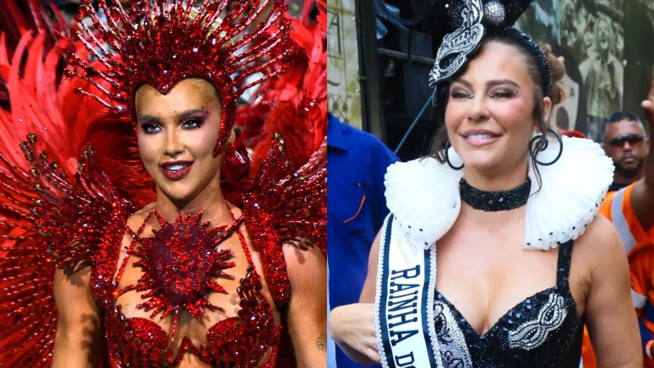 Paolla Oliveira elogiou o desfile de Virginia na Grande Rio. 