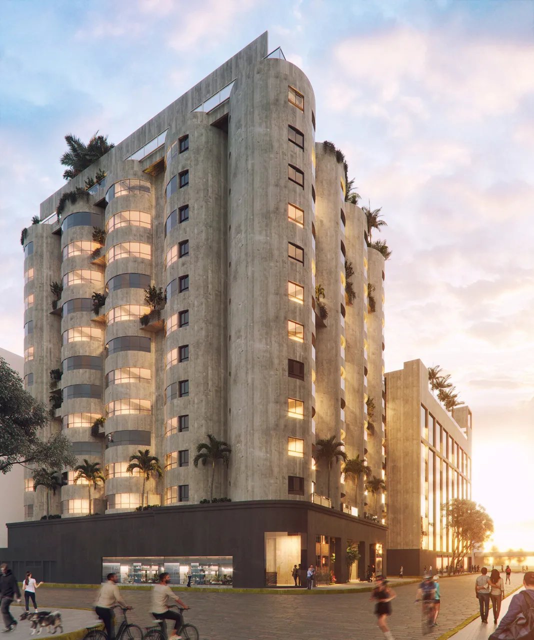 Antigo silo de grãos centenário, no bairro Recife Antigo, está sendo transformado em um moderno complexo residencial.