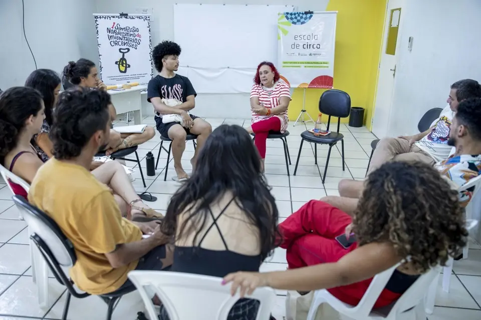 Oficina na Vila das Artes.