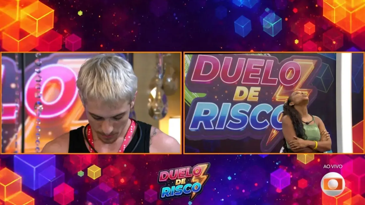 Cena do Duelo de Risco que teve Juliano Floss e Sol Vega.