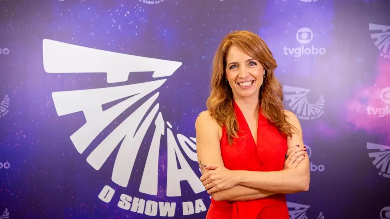 foto de Poliana Abritta, apresentadora do Fantástico.