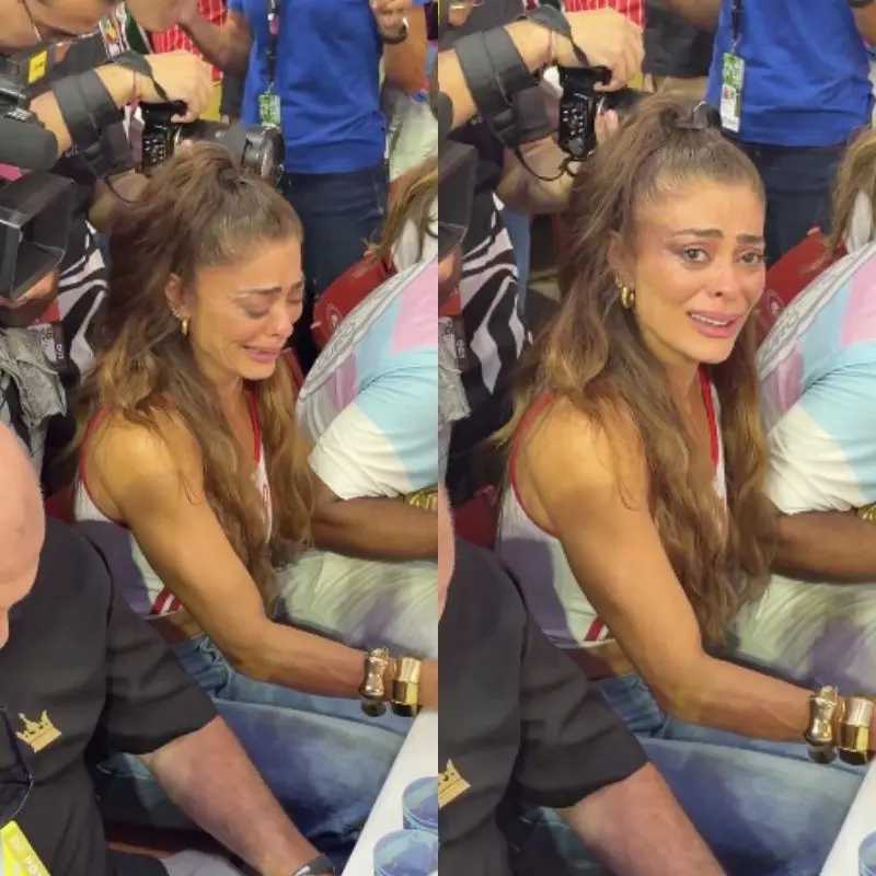 As caras e bocas de Juliana Paes no dia da apuração viraram meme nas redes sociais. 