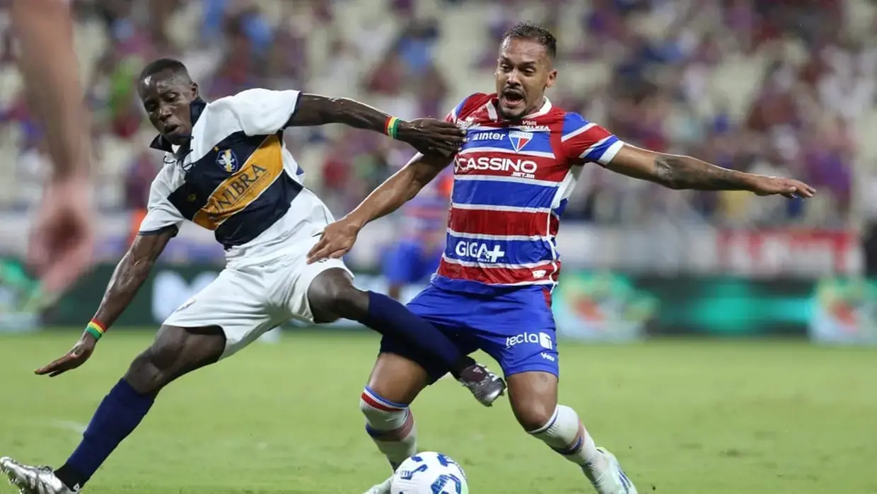 Fortaleza na Copa do Brasil em 2025, quando foi eliminado pelo Retrô-PE.