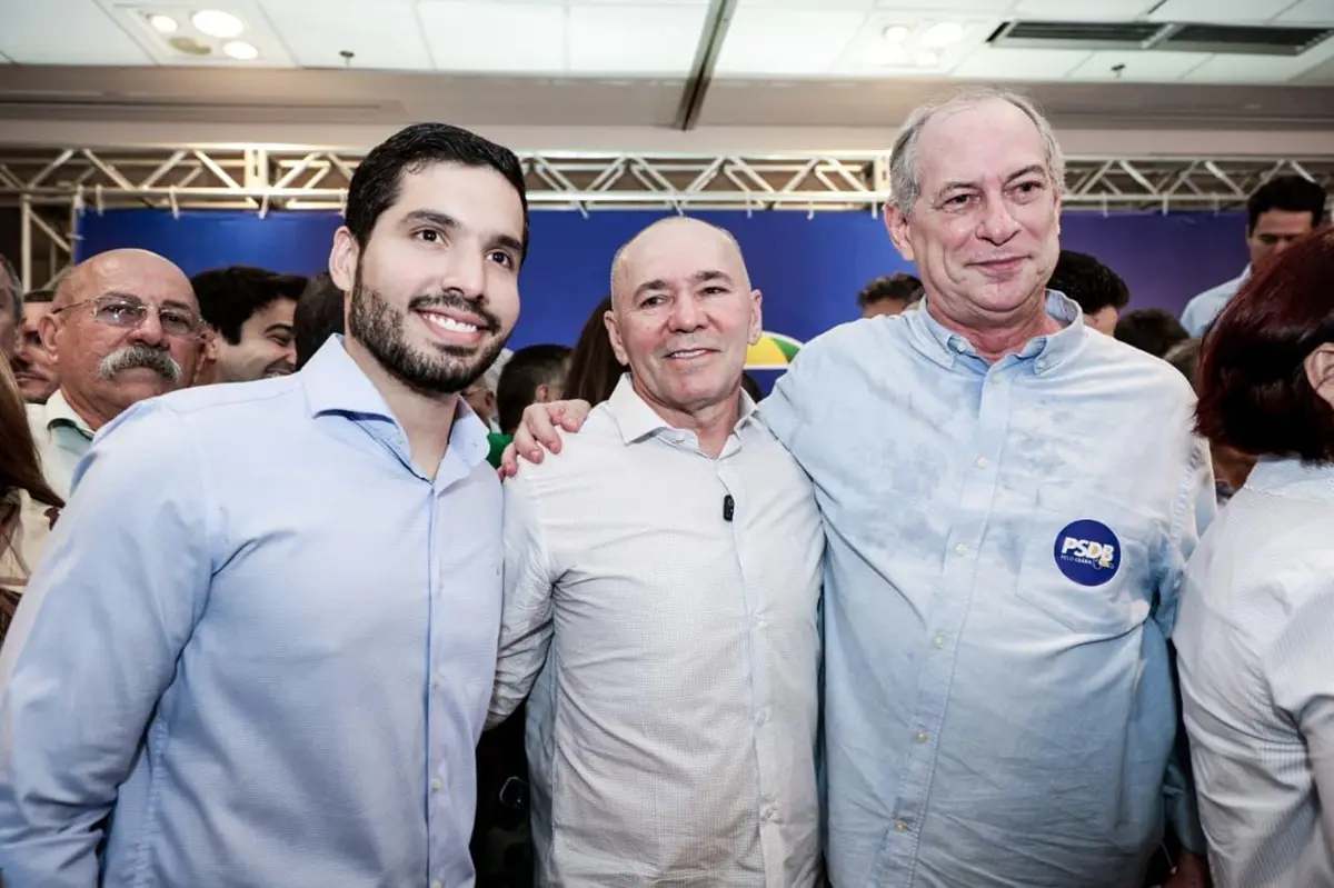 Ciro Gomes, André Fernandes e Alcides Fernandes