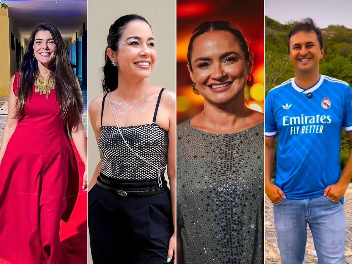 Gabi Aquino, prefeita de Paracuru; Ana Affif, prefeita de Cascavel; Roberta de Bismarck, prefeita de Aracati; e Bruno Gonçalves, prefeito de Aquiraz.