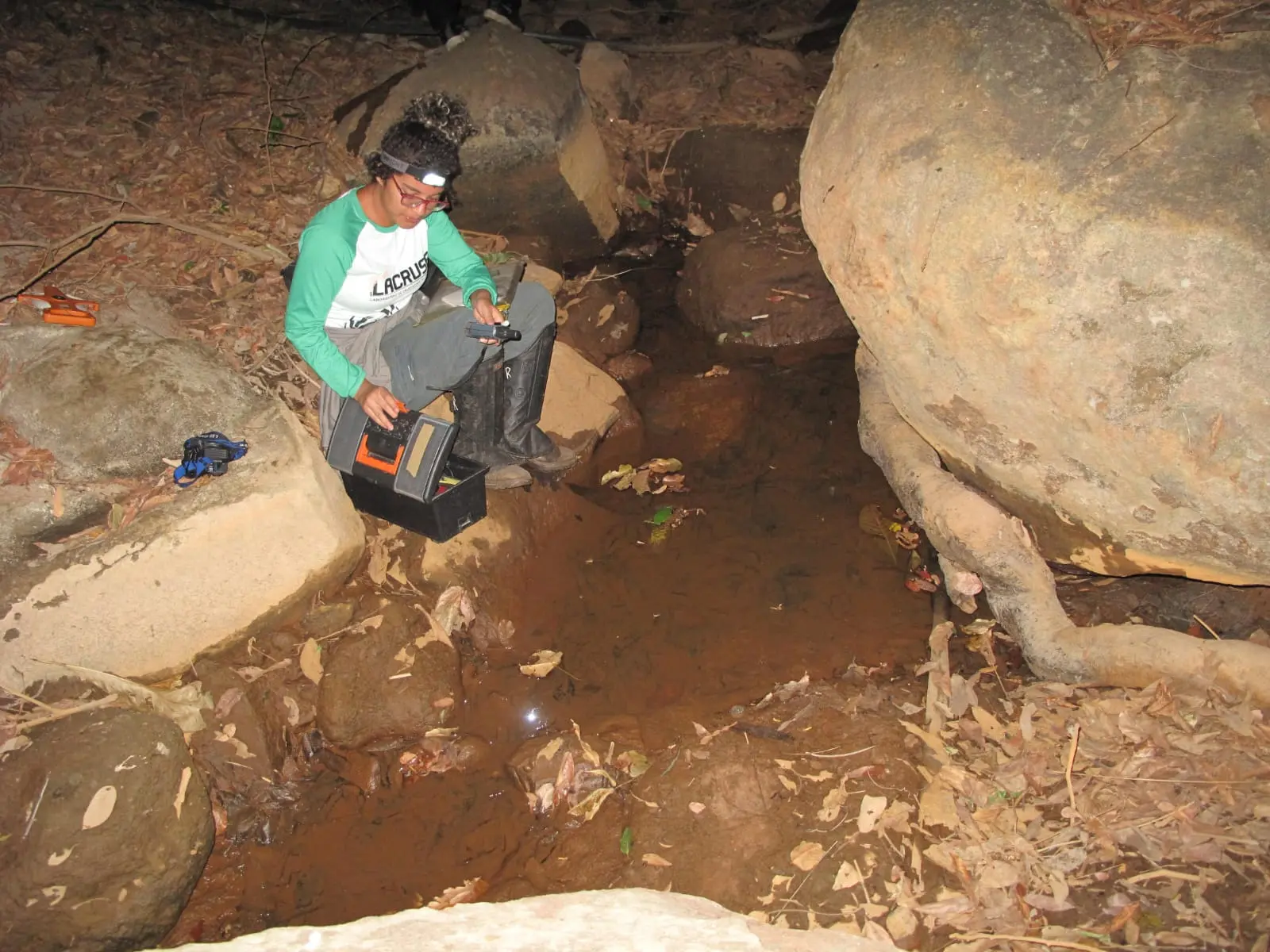 Registro de uma das visitas de campo para estudar o guajá-do-araripe.