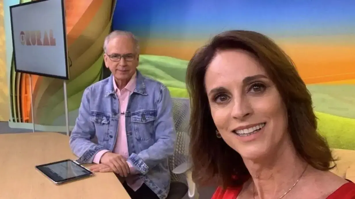 Apresentadores do Globo Rural.