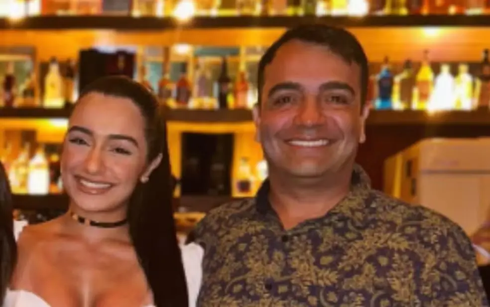 foto de Dyogo Hilario Tocafundo, pai da influenciadora Duda Freire, foi preso por tráfico de drogas em Goiânia.