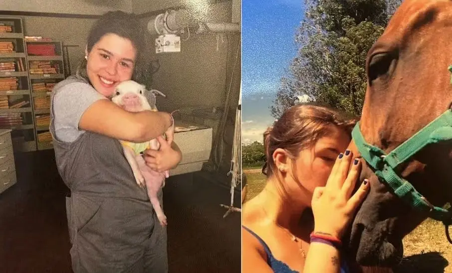 Alice de Moraes sempre foi apaixonada por animais e estava concluindo o curso de medicina veterinária quando morreu. 