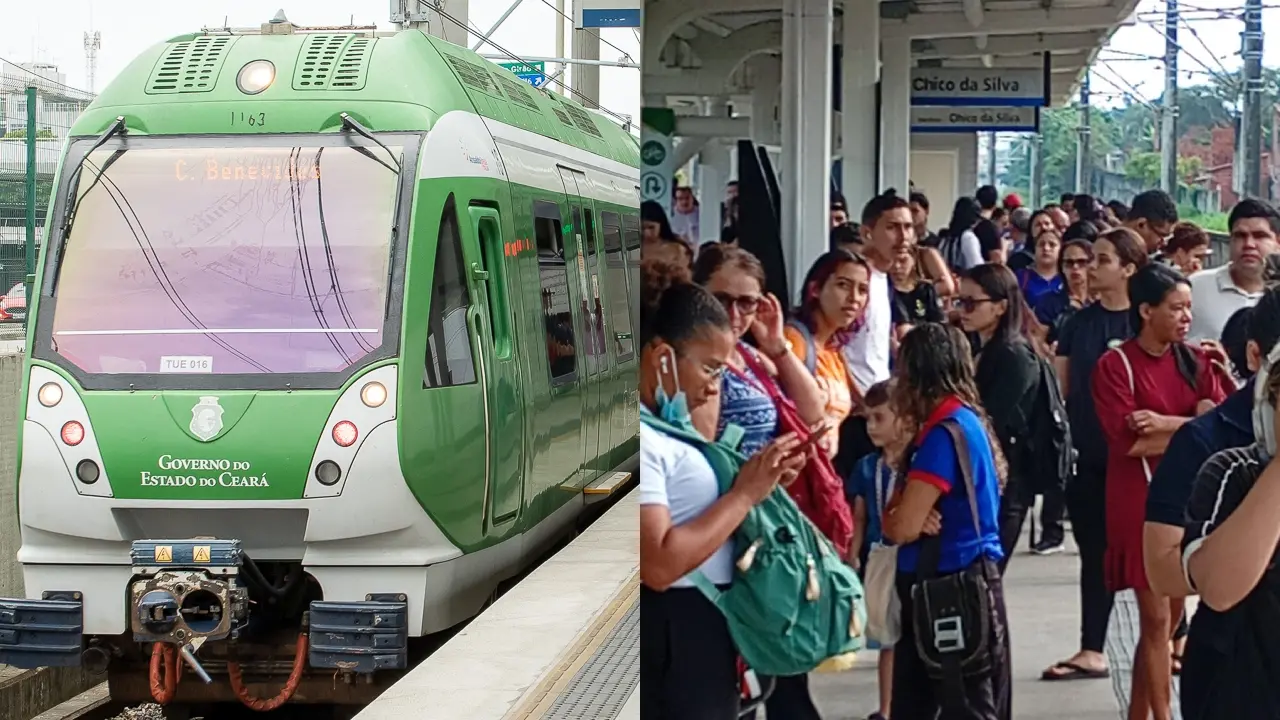 Estação do Aracapé foi uma das atingidas por lotação.
