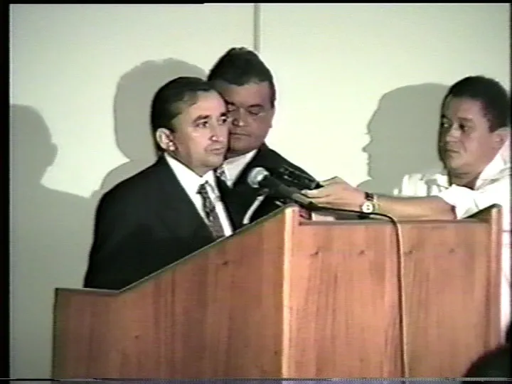 Raimundo Cordeiro de Freitas, fundador da Afagu, durante o lançamento do serviço de plano funerário.