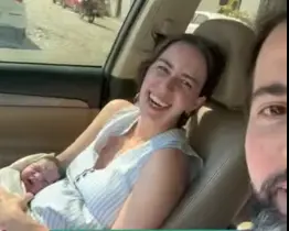 Imagem da notícia Médica cearense dá à luz em carro a caminho do hospital e história viraliza