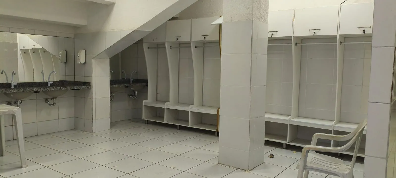 Vestiário do PV passa por reforma.