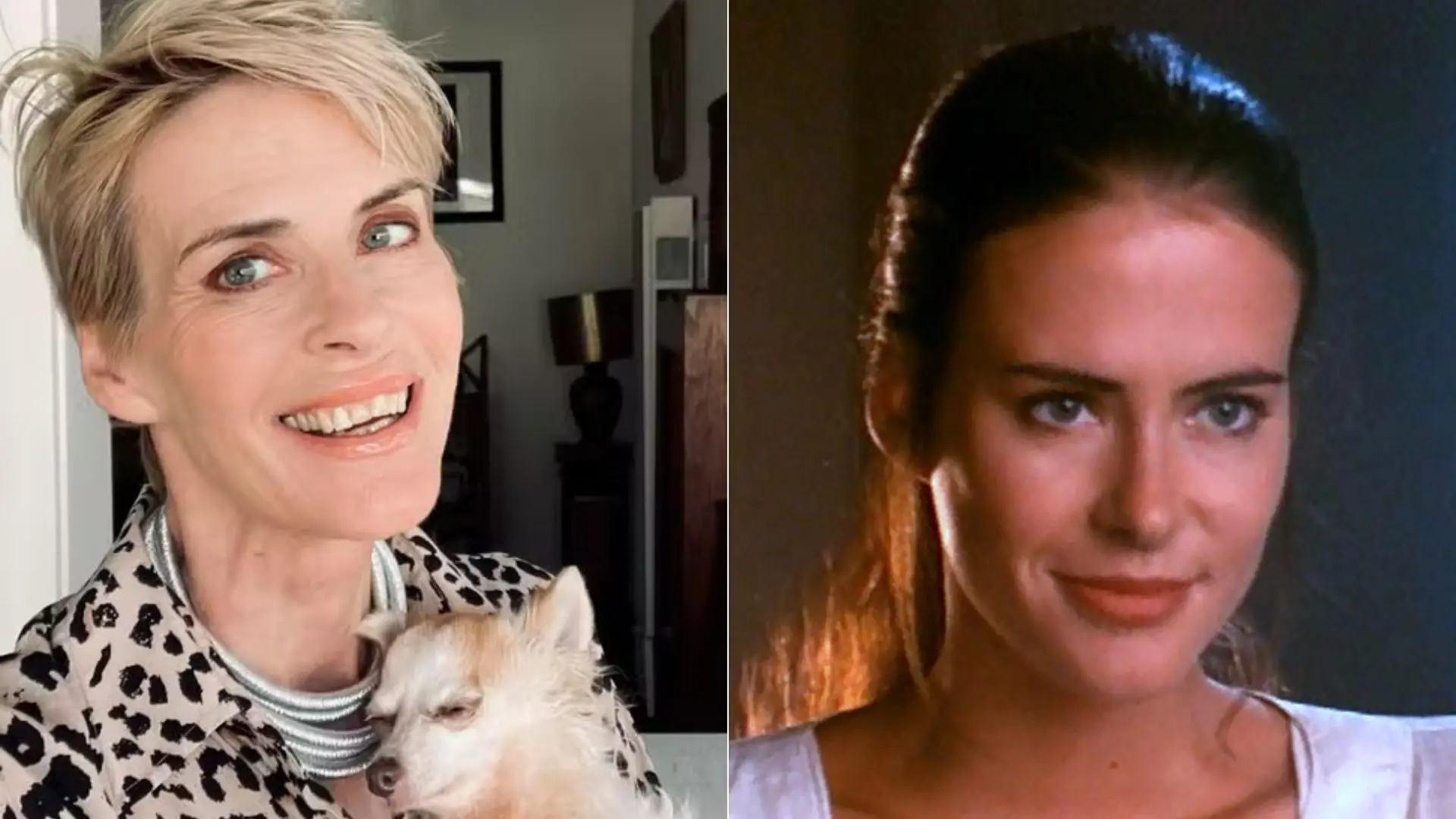 Montagem de fotos da atriz e modelo Annabel Schofield que morreu aos 62 anos.