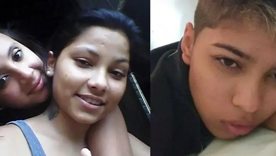 Foto das três vítimas da chacina de Barreira.