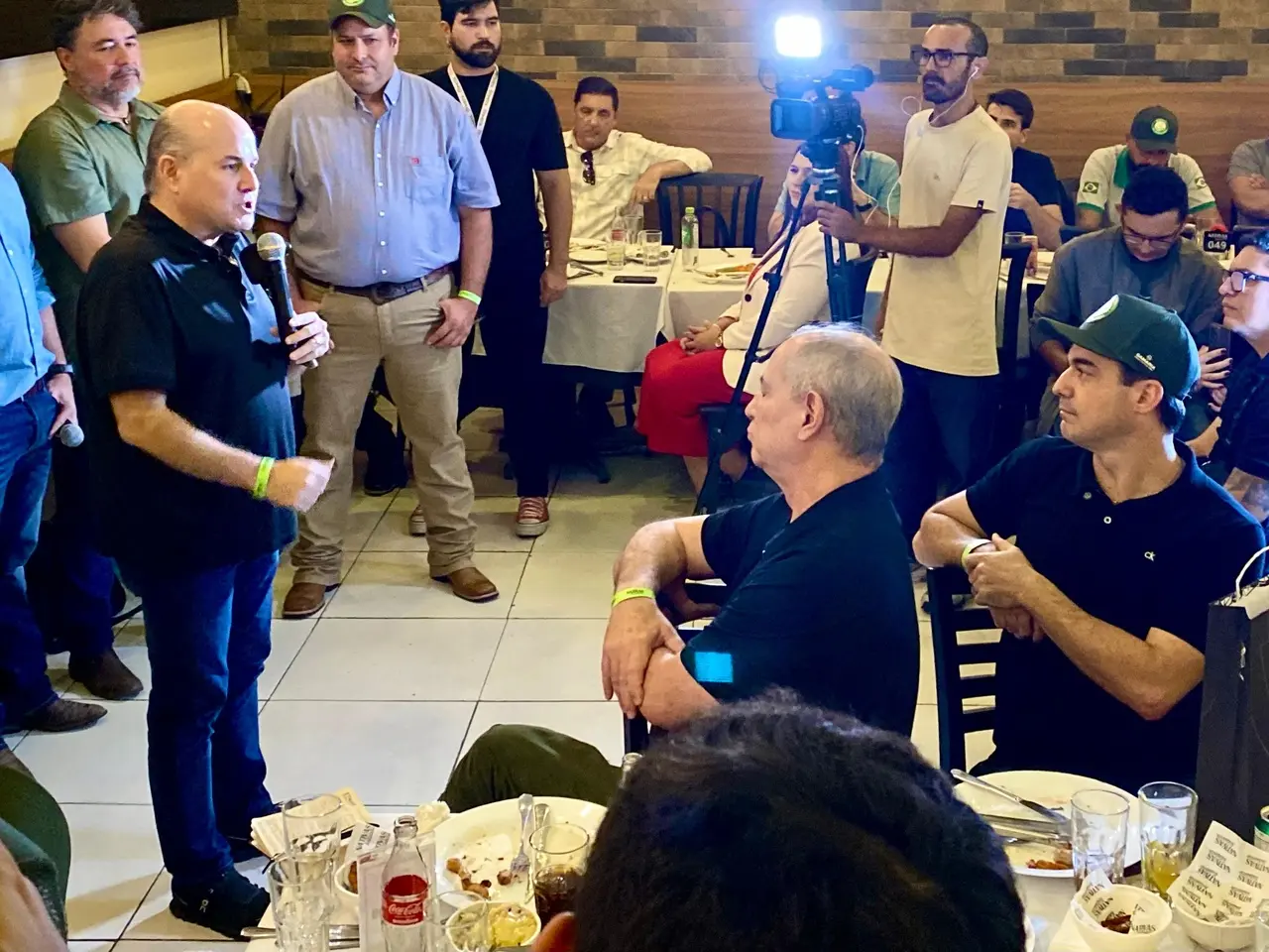 Ex-prefeito Roberto Cláudio durante discurso no Encontro dos Produtores Rurais do Ceará (Eproce).