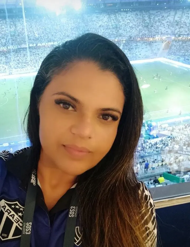 Ângela Batista é funcionária do Ceará desde 2006.