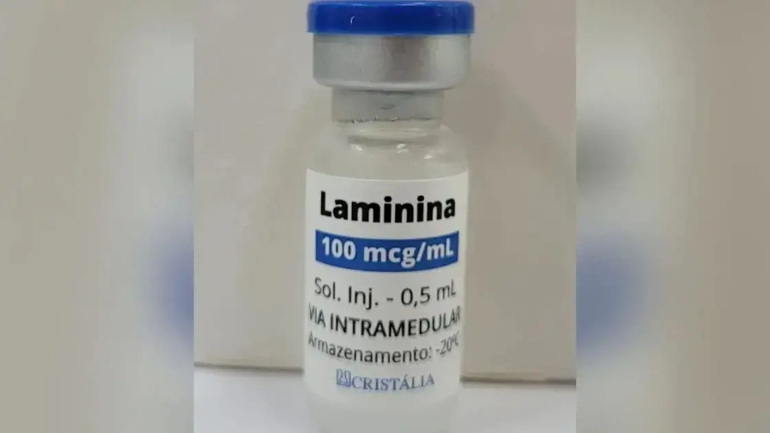 vidro de polilaminina.