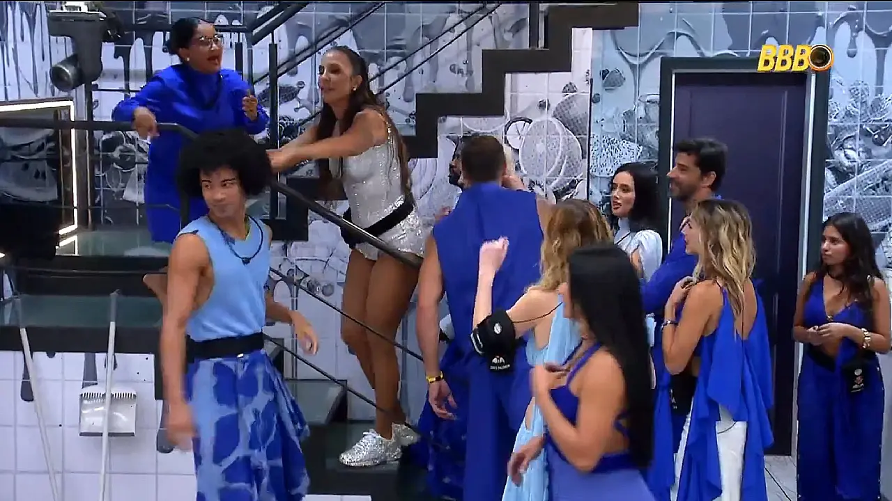 Ivete Sangalo chegou a intervir em uma discussão entre Milena e Jonas.