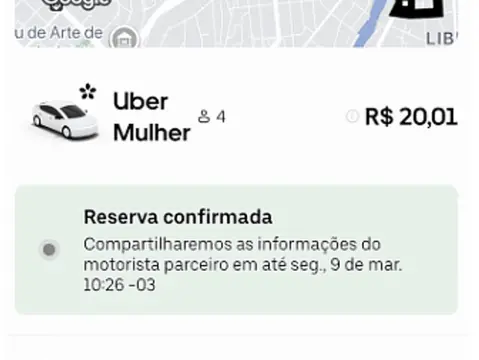 Imagem da notícia: Passageiras da Uber vão poder escolher motoristas mulheres em Fortaleza