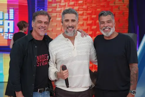 Maurício Mattar, Marcos Mion, e Guilherme Fontes.
