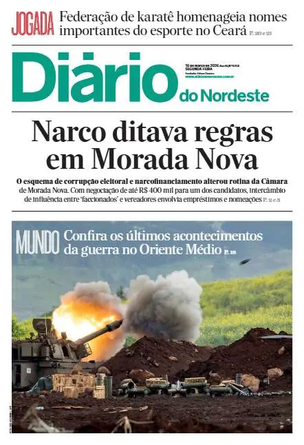 Capa da edição do dia