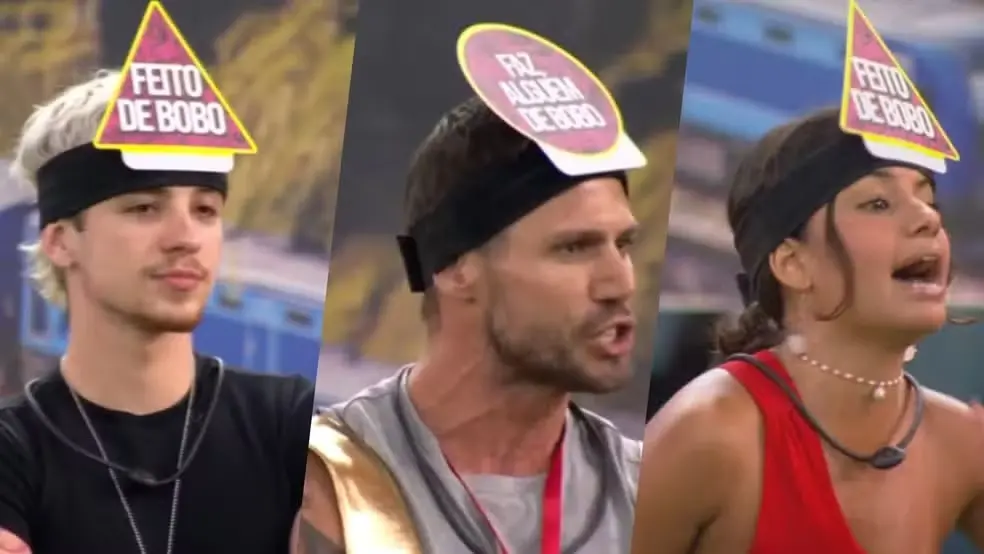 Juliano, Jonas, e Gabriela.