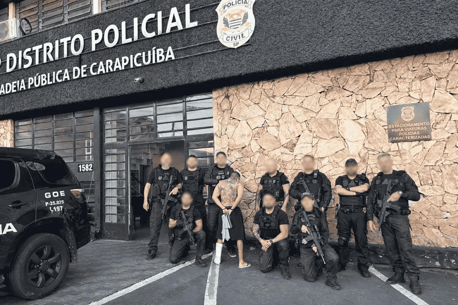 Gilcivan foi levado para Cadeia Pública de Carapicuíba.