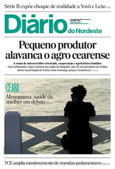 Capa da edição do dia