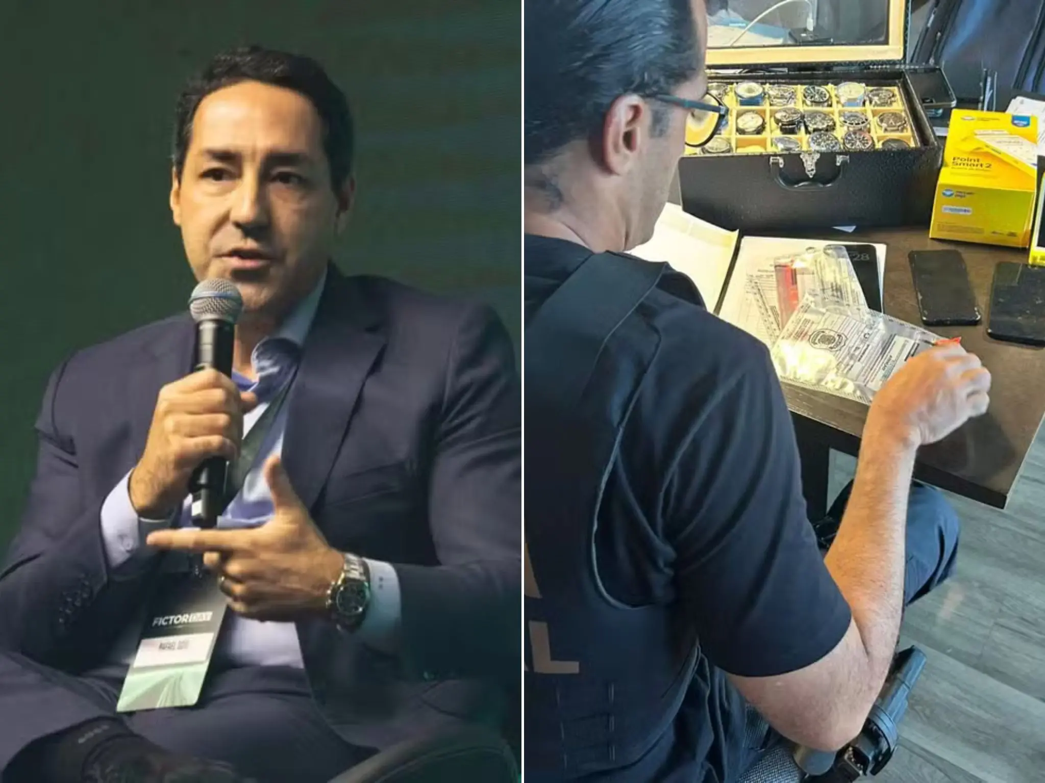 Fotos mostram Rafael de Góis e operação 