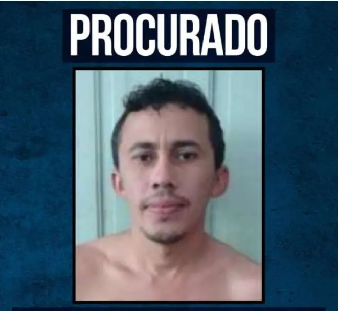 Foto de Mingau, um dos criminosos mais procurados no estado do Ceará.