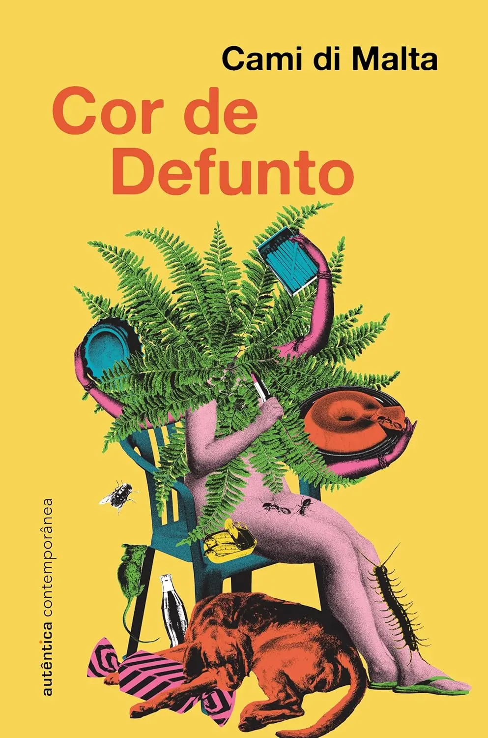 Imagem da capa do livro Cor de Defunto, da fortalezense Cami di Malta.